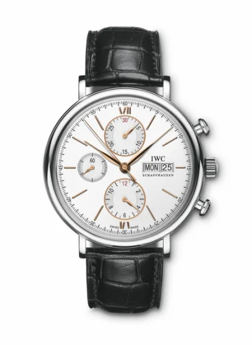 IWC Portofino Chronograph Stainless Steel / Silver IW3910-22 (IW391022)